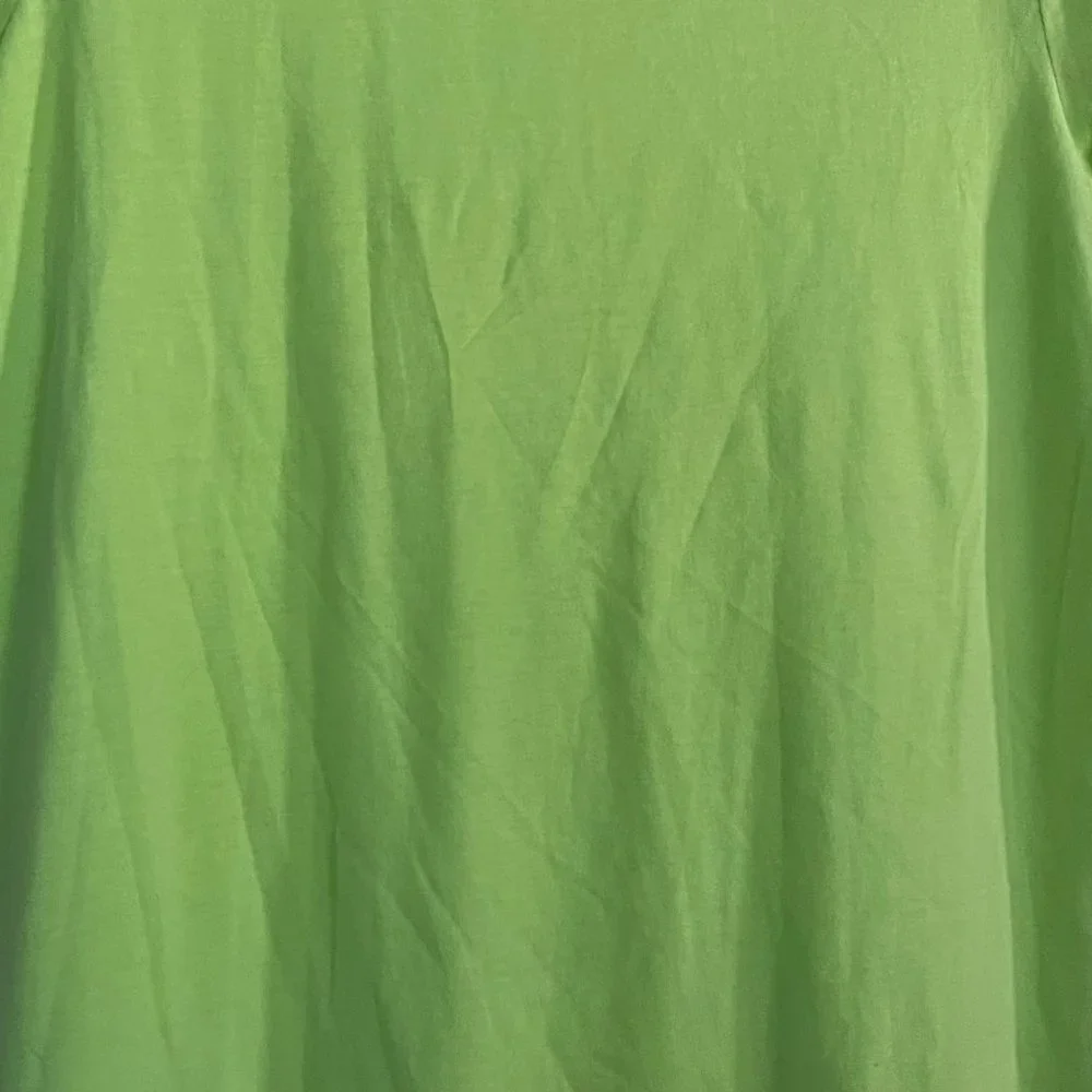 Justice Junior Girls Neon Lime Green Basic Tee Shirt Top Size 20 New with Tags